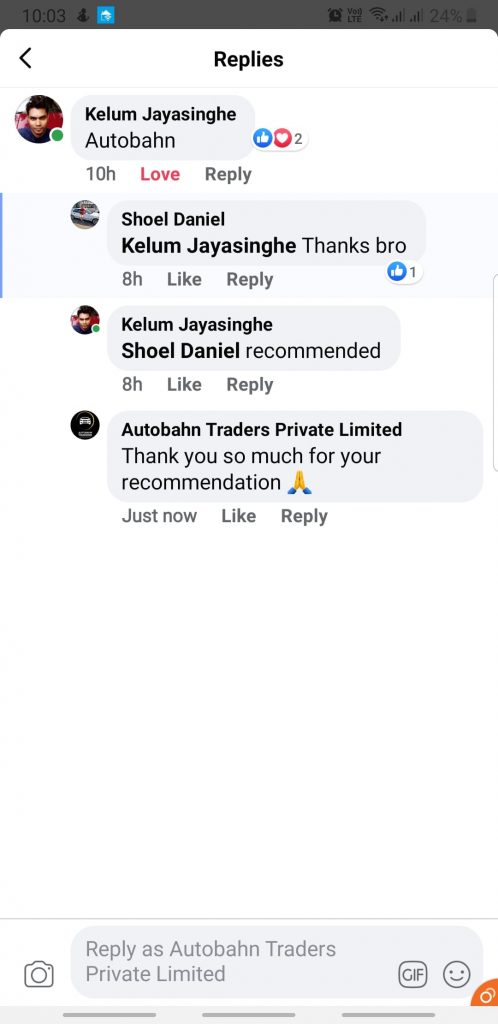 Customer recommendation