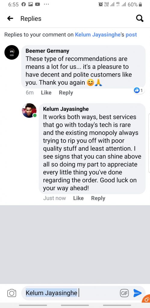 It works both ways, best services that go with today's tech is rare and the existing monopoly always trying to rip you off with poor quality stuff and least attention. I see signs that you can shine above all so doing my part to appreciate every little you've done regarding the order. Good luck on your way ahead.